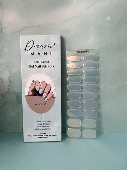 Pearlescent Dreams Gel Nail Sticker Kit