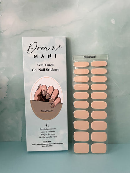 Perfect Nude Gel Nail Sticker Kit