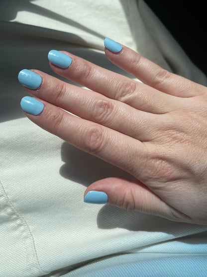 Serenity Blue Gel Nail Sticker Kit