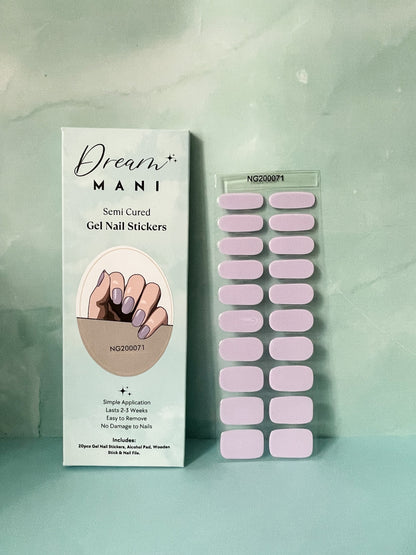 Lavender Haze Gel Nail Sticker Kit