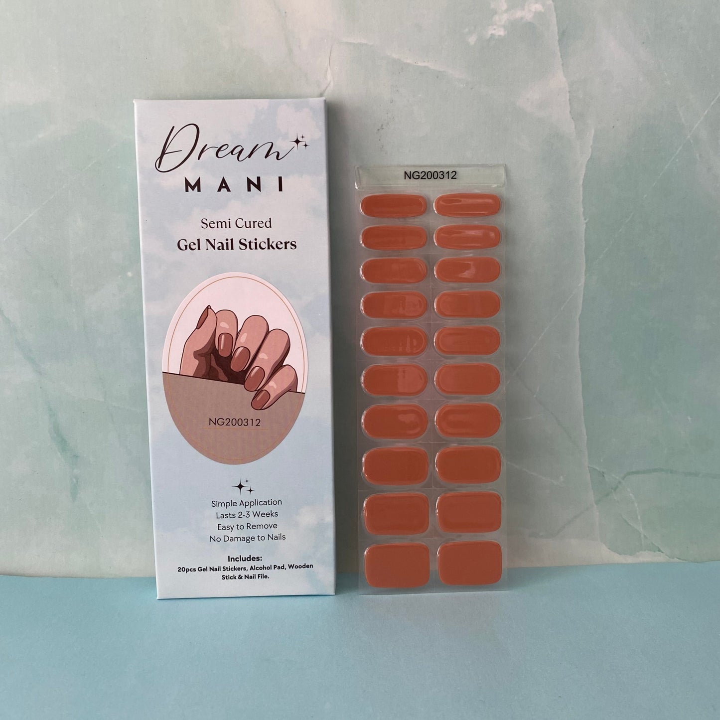 Terracotta Dreams Gel Nail Sticker Kit