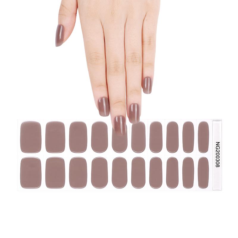 Mauve Madness Gel Nail Sticker Kit