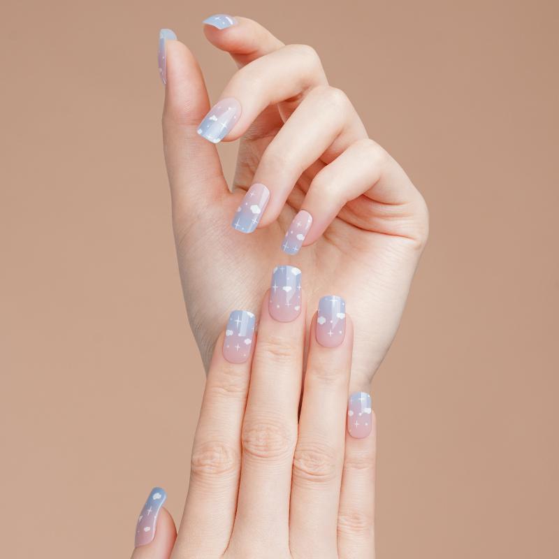 Cloudy Dreamscapes Gel Nail Sticker Kit