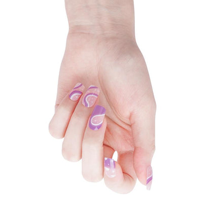 Violet Skies Gel Nail Sticker Kit